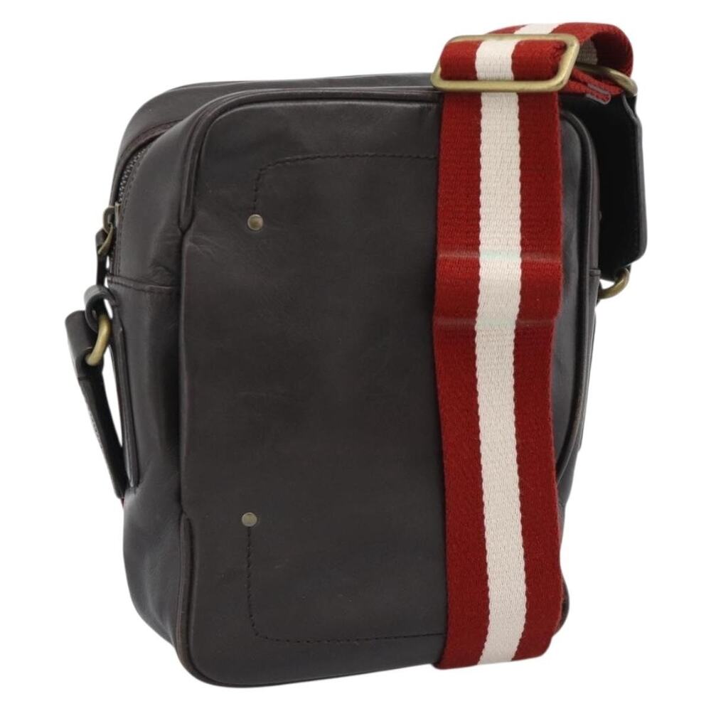 Bally Leather Shoulder Bag Brown